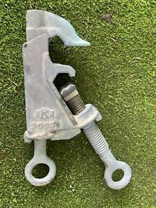 VINTAGE SOLID BRASS CABLE PULLER, NOT SURE IF THE K IS KLIEN.