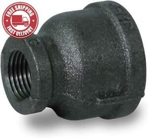 Supply Giant CNSD3364 1-1/4 X 3/4&#034; Black Malleable Iron Reducing Coupling