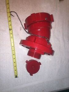 Kochek Elbow Adapter Storz Connect Pipe Fitting &amp; Cap 4NPSH