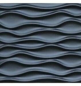 3D Concrete texture stamp mat ABS printing on cement / Board 3D WAVES