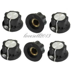 5PCS 16mm Top Rotary Control Turning Knob for Hole 6mm Dia. Shaft Potentiometer