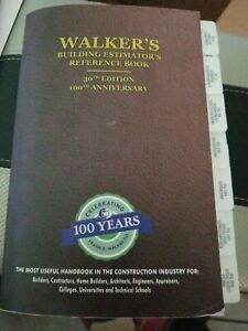 Walkers Building Estimators Reference Book 30th Edition 100th Anniversary