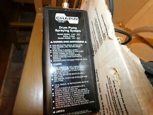 Chapin Drum Barrel Pump Sprayer 120V 60Hz 6064 6065 NOS