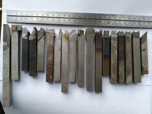 18 pcs Carbide Tipped Fancy Metal Lathe Cutters 12mm high