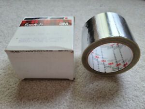 3M 1170 Silver Aluminum Foil Tape with Conductive Acrylic Adhesive 3&#034; x 18 Yards