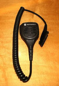 Real Motorola HT1250 HT1550 HT750 PR860 Remote Speaker Mic PMMN4021 A + Ear Jack