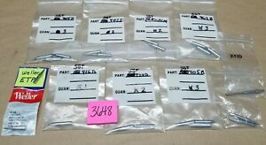 Mixed Lot of 21 Soldering Iron Tips Nozzle Temperature Head WELLER TESO