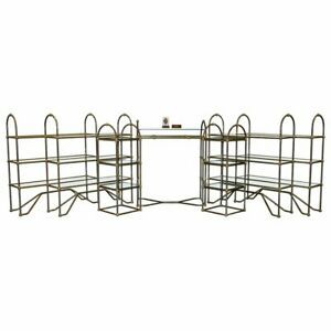 SUITE OF ORIGINAL ART DECO 1930&#039;S LIBERTY&#039;S OF LONDON RETAIL SHOP RACKS SHELVES