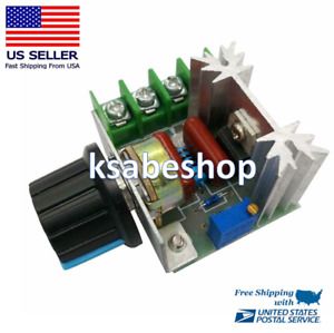 2000W 110V AC SCR Voltage Regulator Adjustable Motor Speed Control Controller