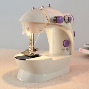 Electric Sewing Machine 2 Speed Portable Desktop Handheld Household LED Light