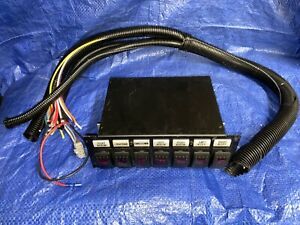 HAVIS C-SP-3B POLICE CONSOLE HD SWITCH PANEL FOR WHELEN LIGHTBARS  W/ HARNESS