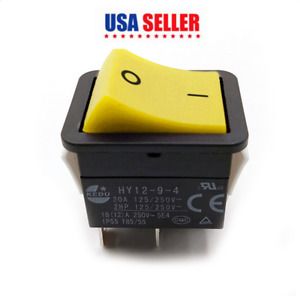 KEDU Power On Off Rocker Switch Push Button 4Pin IP55 T85 HY12-9-4 Kit US