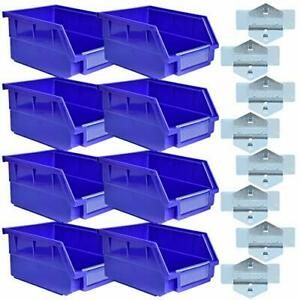 Supkiir Pegboard Bins Kit 8Pcs Pegboard Parts Storage Box Accessories Workben...