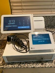 Clover Point of Sale Complete System: POS, Mini, Printer, Cash Drawer, Scanner!!