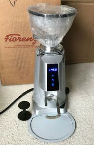 Fiorenzato F4 E Nano Commercial Prosumer Espresso Grinder Grey Lightly used 120V
