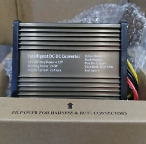 Golf cart DC converter 48V 48 volt voltage reducer regulator to 12V 20A 240W