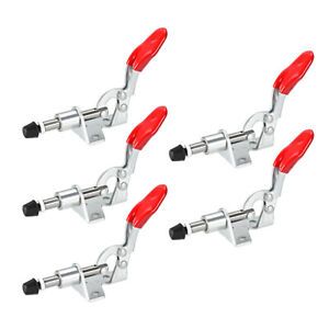 5 Pcs Pull Push Action Toggle Clamp 100 lbs/45kg Holding Capacity 16.7mm Stroke