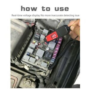 Car Voltage Digital Tester Portable LCD Display Useful DIY High quality