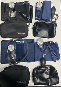 Welch Allyn Hand Aneroid Sphygmomanometer Blood Pressure Cuff Lot 1 Tycos Gauge