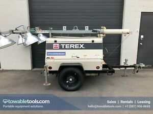 Used 2014 Terex AL5 - 20 KW Towable Diesel Light Tower &amp; Generator