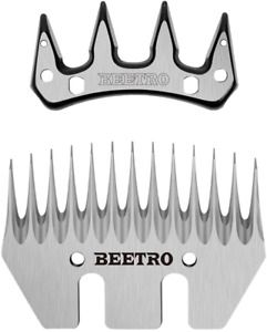 BEETRO Sheep Shears  Blades, Professional Stainless Steel Clipper Blades for She