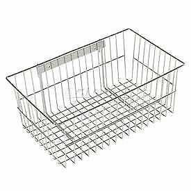 Nexel ASW177 Chrome Wire Utility Basket 18-3/4&#034;W x 11-1/4&#034;D x 7-1/2&#034;H 184798  -