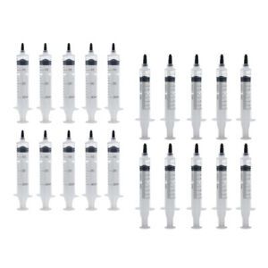 20x 10ml 30ml Plastic Syringe with Measurement for Wartering Refilling