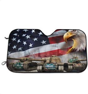 Car Foldable Large Sun Shade Umbrella Heat Insulation 51.2x27.5 Inch