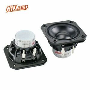 GHXAMP 2.5 inch Full Range Speaker Unit 4ohm 15W Neodymium Ceramic Alumina Full