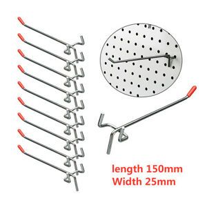 10/20/40X 6&#039;&#039; Strong Wall Pegboard Hook Organizer Display Workshop Hanging Tools