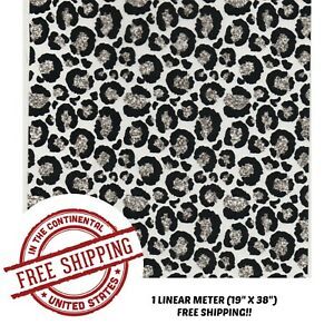 Hydrographic Film Hydro Dipping Dip Film Water Transfer White Leopard Film 1M