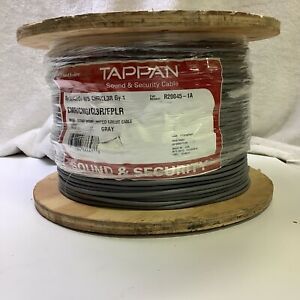 Southwire Tappan R20045-1A Sound &amp; Security Cable, 1000&#039; Spool, 22/4C, STR, Gray
