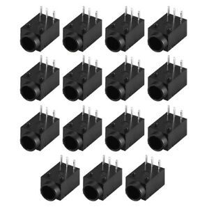 DC-003A 3.5mmx1.0mm DC Power Jack Plug 3 Pin Female Socket Connector 15pcs