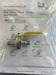Graco 238612 High Pressure Ball Valve. 3/8mx3/8m. Genuine Graco