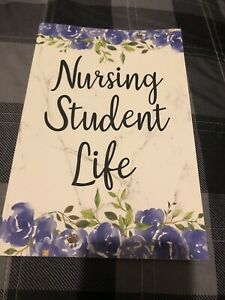 Nursing Student Life 2020 Planner Floral Flowers