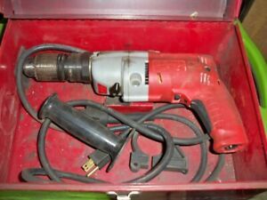 MILWAUKEE HEAVY DUTY HAMMER DRILL 1/2&#034; MAGNUM 2 SPEED MODEL 5370-1 WITH CASE
