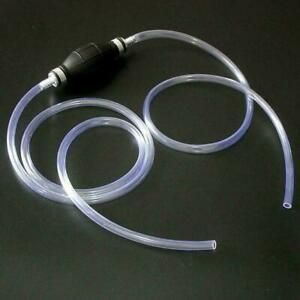 Car Fuel Tank Sucker Silicone Hose Liquid Transfer Manual T3T8