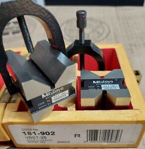 MITUTOYO PRECISION INSPECTION V BLOCKS SET MODEL 181-904
