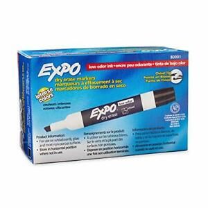 Expo 80001 Low Odor Chisel Point Dry Erase Markers Low Odor Alcohol-Based Ink...