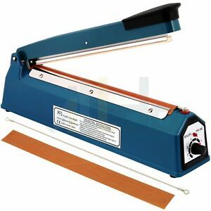 12&#034; Portable Manual Impulse Heat Sealer 110V 60Hz Fresh Bag Sealer