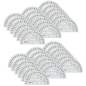 Westcott PRTRCTR 6IN 180DGR CLEAR 36PK ACM11200-36