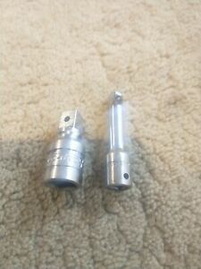 Snap-On FX1 1-1/2&#039;&#039; Extension 3/8&#039;&#039; Drive USA AND TMX2 1/4&#034; drive 2&#034; extension