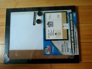 The Board Dudes 11x14&#034; Combo Dry Erase and Cork Board w/ Mounting Gear, Magnets
