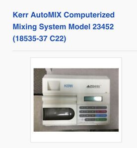 Kerr AutoMIX Computerized Mixing System Model 23425 Powers on