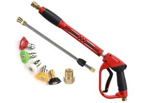 Tool Daily Deluxe Pressure Washer Gun, with Replacement Wand Extension