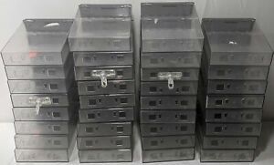 Lot of 34  Alpha Security AVM211GB Electronic Alarm MAG II Cases Keepers Safers
