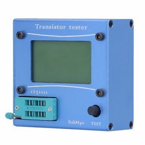 New Transistor Tester Diode Resistor Inductor Resistance Checker Meter LCR-T4