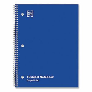 Tru Red Notebook,8x10.5,Grph,Be 132712 TR23985M/23985  - 1 Each