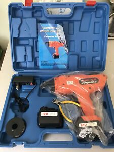 Jingu 12V Automatic Rebar Tier Tying Machine Strapping Electric w/ Batteries
