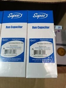 LOT OF 5  Supco Run Capacitor ROUND1  CD40+5 x 440R---NICE --